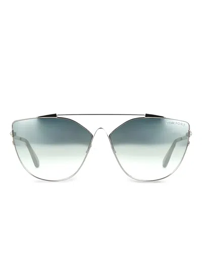 Tom Ford Cat-eye Sunglasses In Green