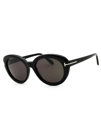 Tom Ford Cat Eye Women's Sunglasses In Black