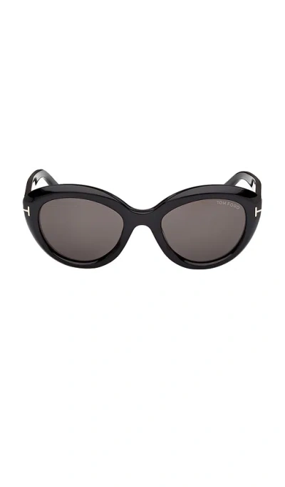 Tom Ford Cat Sunglasses In Black