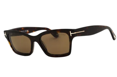 Tom Ford Cat-eye Brown Polarized Sunglasses