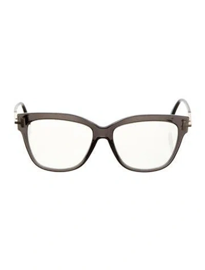 Pre-owned Tom Ford Cat-eye Eyeglasses In Black