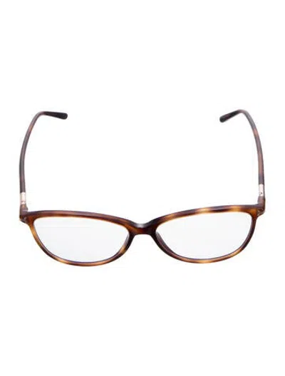 Pre-owned Tom Ford Cat-eye Eyeglasses In Brown