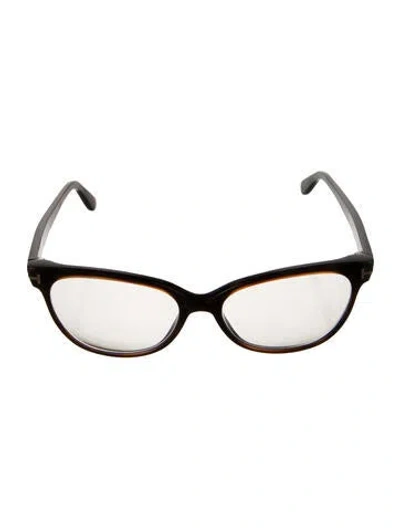 Pre-owned Tom Ford Cat-eye Eyeglasses In Brown/green
