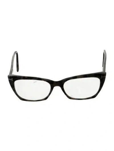 Pre-owned Tom Ford Cat-eye Eyeglasses In Grey