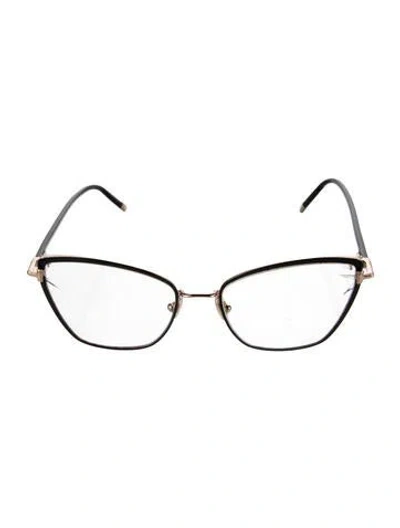 Pre-owned Tom Ford Cat-eye Eyeglasses In Multi