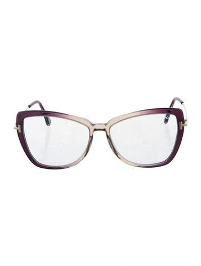 Pre-owned Tom Ford Cat-eye Eyeglasses W/ Tags In Purple