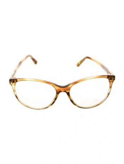 Pre-owned Tom Ford Cat-eye Eyeglasses In Yellow