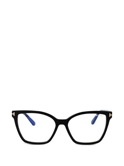 Tom Ford Cat-eye Frame Glasses In Black