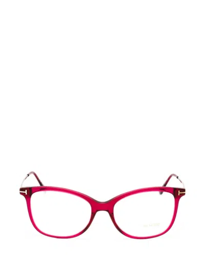 Tom Ford Cat-eye Glasses In Red