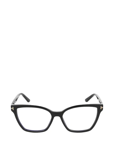 Tom Ford Cat-eye Glasses In Black