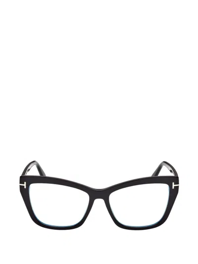 Tom Ford Cat-eye Glasses In Black