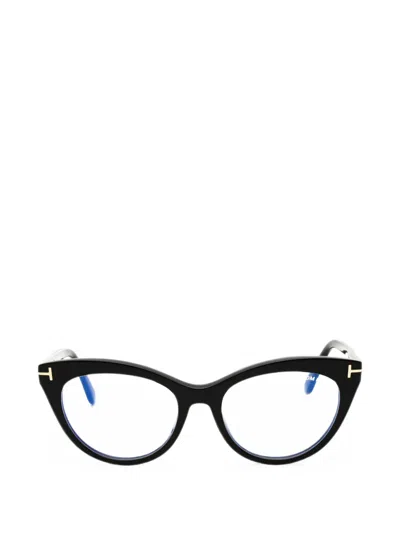 Tom Ford Cat-eye Glasses In Black