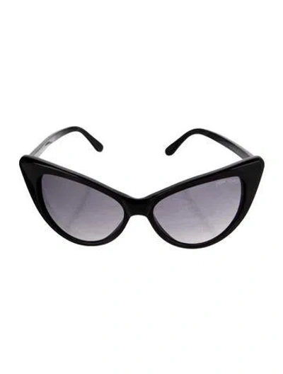 Pre-owned Tom Ford Cat-eye Gradient Sunglasses In Black
