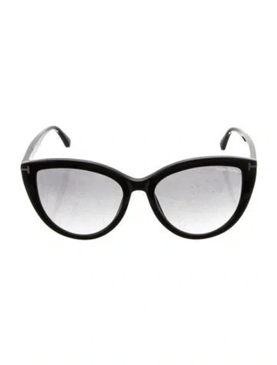 Pre-owned Tom Ford Cat-eye Gradient Sunglasses In Black