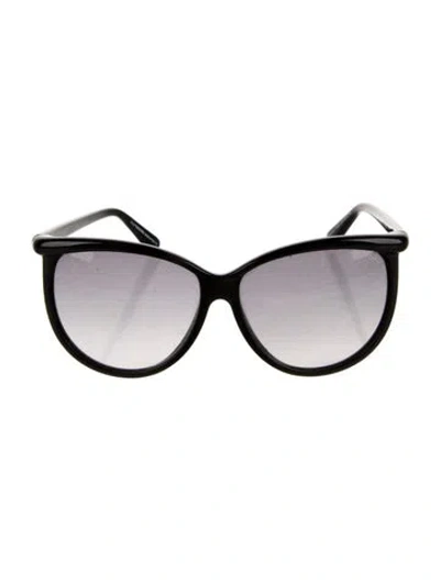 Pre-owned Tom Ford Cat-eye Gradient Sunglasses In Black