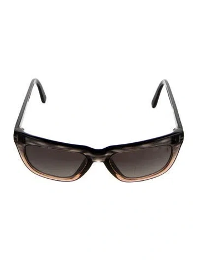 Pre-owned Tom Ford Cat-eye Gradient Sunglasses In Brown