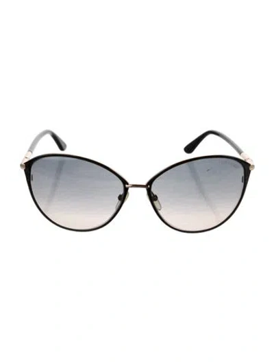 Pre-owned Tom Ford Cat-eye Gradient Sunglasses In Multi