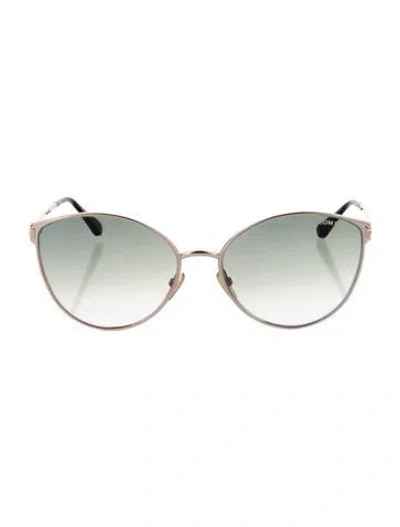 Pre-owned Tom Ford Cat-eye Gradient Sunglasses In Multi