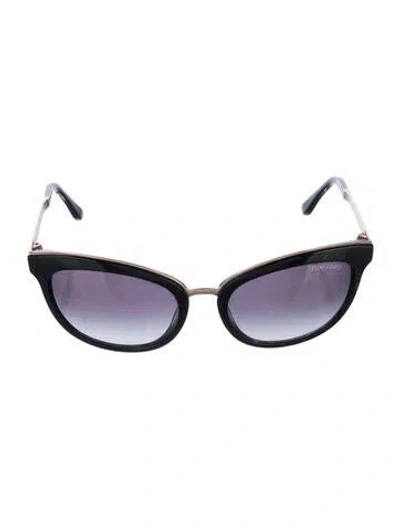 Pre-owned Tom Ford Cat-eye Gradient Sunglasses In Multi