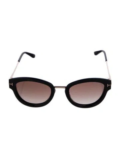Pre-owned Tom Ford Cat-eye Gradient Sunglasses In Multi