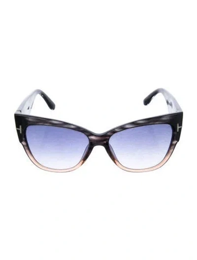 Pre-owned Tom Ford Cat-eye Gradient Sunglasses In Multi