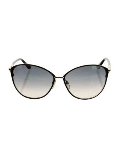 Pre-owned Tom Ford Cat-eye Gradient Sunglasses In Multi