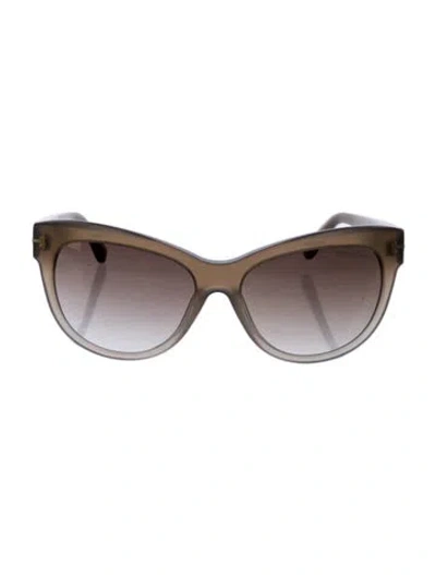 Pre-owned Tom Ford Cat-eye Gradient Sunglasses In Neutral