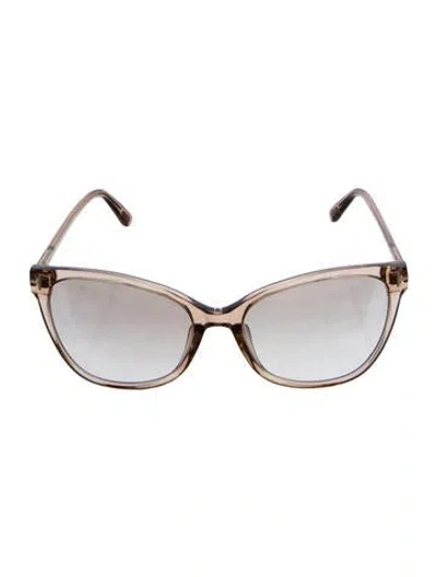Pre-owned Tom Ford Cat-eye Gradient Sunglasses In Neutral