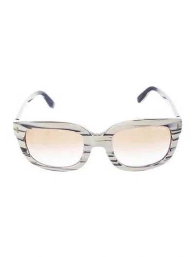 Pre-owned Tom Ford Cat-eye Gradient Sunglasses In Neutrals