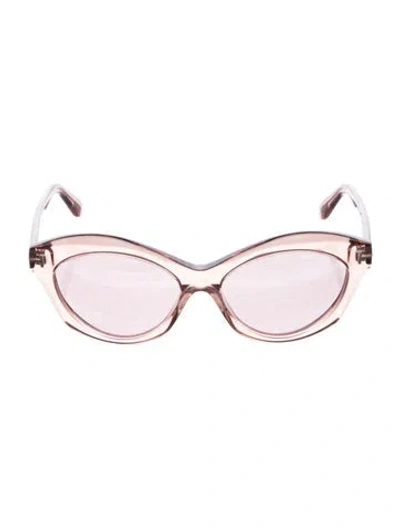Pre-owned Tom Ford Cat-eye Tinted Sunglasses
