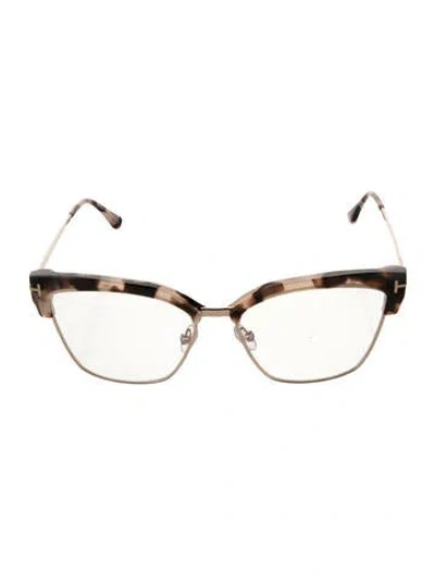 Pre-owned Tom Ford Cat-eye Tinted Sunglasses In Neutral