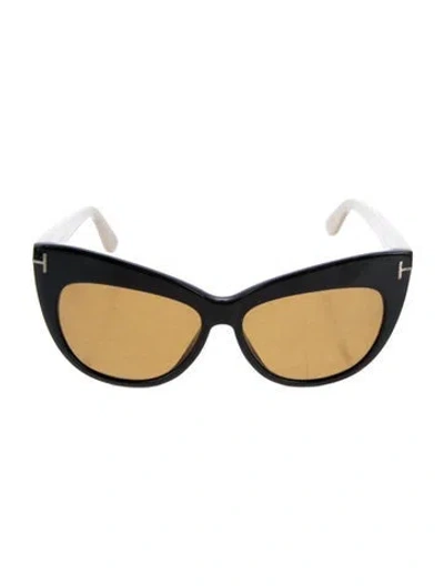 Pre-owned Tom Ford Cat-eye Tinted Sunglasses In Neutral