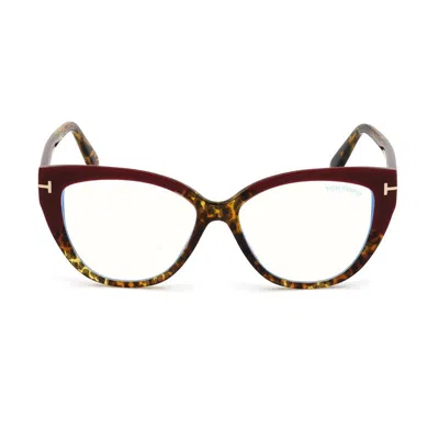 Tom Ford Cat-eye Tortoiseshell Eyeglasses In Brown