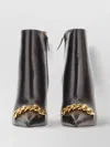 Tom Ford Chain Detail Pointed Toe Leather Boot