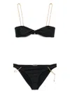 Tom Ford Chain-link Bikini Set In Black