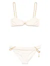 Tom Ford Chain-link Bikini Set In Neutrals