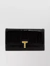 Tom Ford Chain Logo Crocodile Texture Hardware Strap