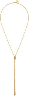 Tom Ford Gold Brass Chain Necklace In Yellow
