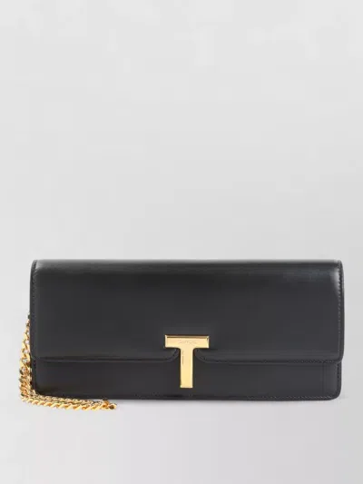 Tom Ford Chain Strap Clutch Bag Gold Tone Hardware