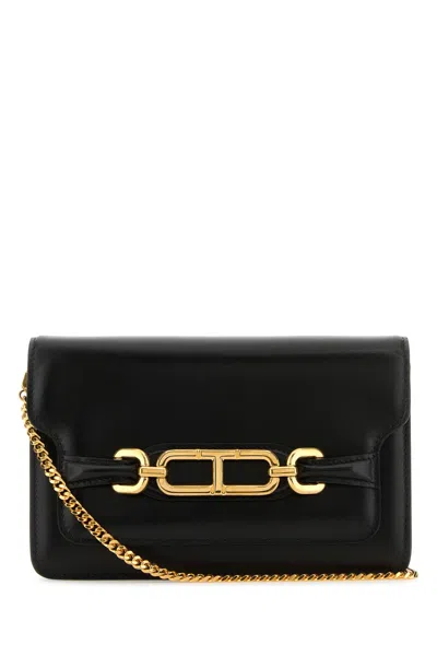 Tom Ford Chain Strap Shoulder Bag In Black