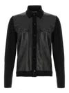 Tom Ford Two-material Overshirt Shirt And Blouse