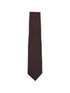 Tom Ford 7cm Silk-jacquard Tie In Brown