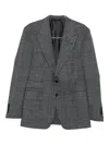 Tom Ford Checked Blazer In Gray