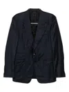 Tom Ford Checked Single-breasted Suit In Blue