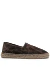 Tom Ford Men's Cheetah Print Suede Espadrilles | Size 7 | J1165icl087n In Tan