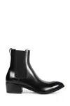 Tom Ford Chelsea Boots With Pointed Toe And Block Heel In Black