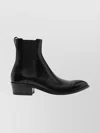 Tom Ford Chelsea Boots With Pointed Toe And Block Heel In Black