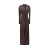 Tom Ford Chemisier Elegant Dress In Black