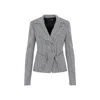TOM FORD CHEVRON FITTED JACKET FOR WOMEN IN BLACK