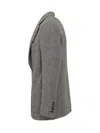 Tom Ford Chevron Pattern Wool Blazer In Black White